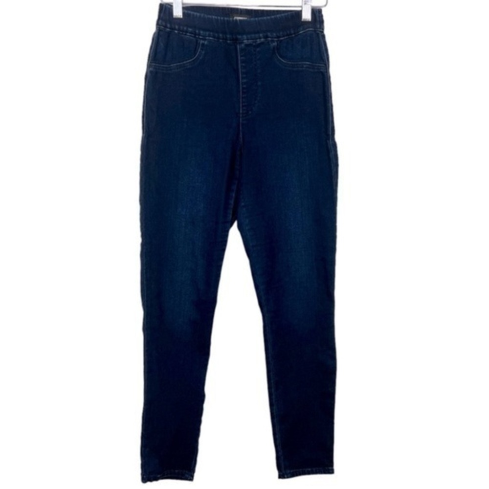 Express Skinny High Rise Pull-On Jeans